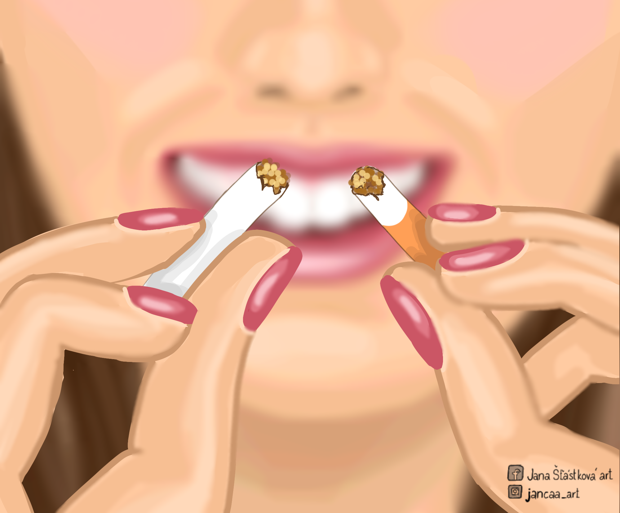 Kouření - ilustrace